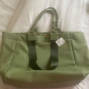 NWT. Free People Large Ventura, vegan  Tote Bag
